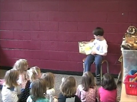 A Mystery Reader at Jessie's school